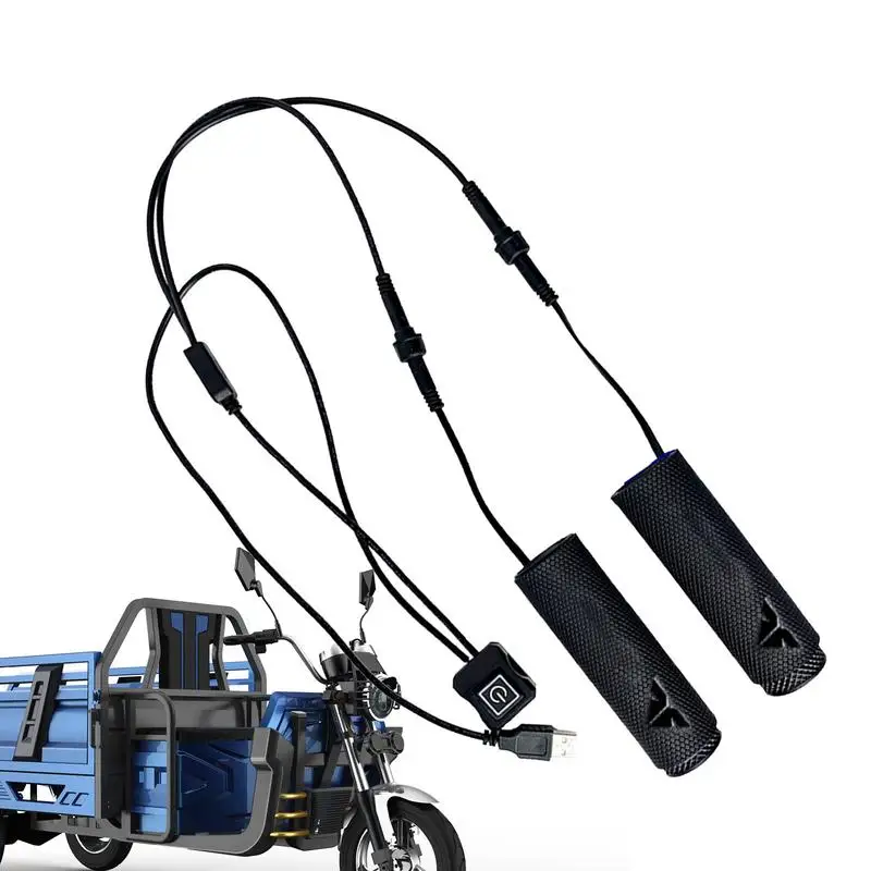 Tampa aquecida elétrica do guiador da motocicleta, Tampa aquecida do aperto, ATV aquecedor, Almofada de aquecimento USB