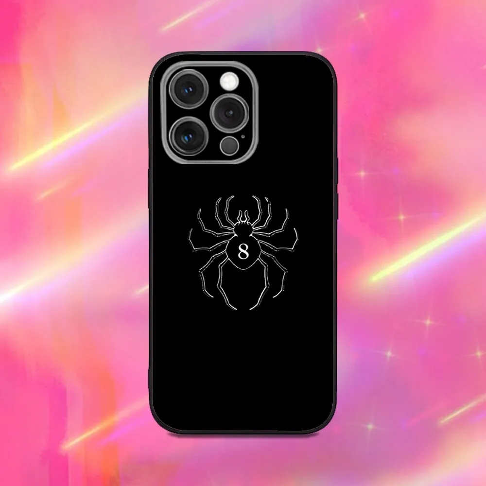 حافظة هاتف S-Shizuku M-Murasaki Anime لهاتف iPhone 16,15,14,13,12,11,Pro,Max,Plus,X,XS,XR,SE,8,7,Mini,Soft Silicone Black Case #6