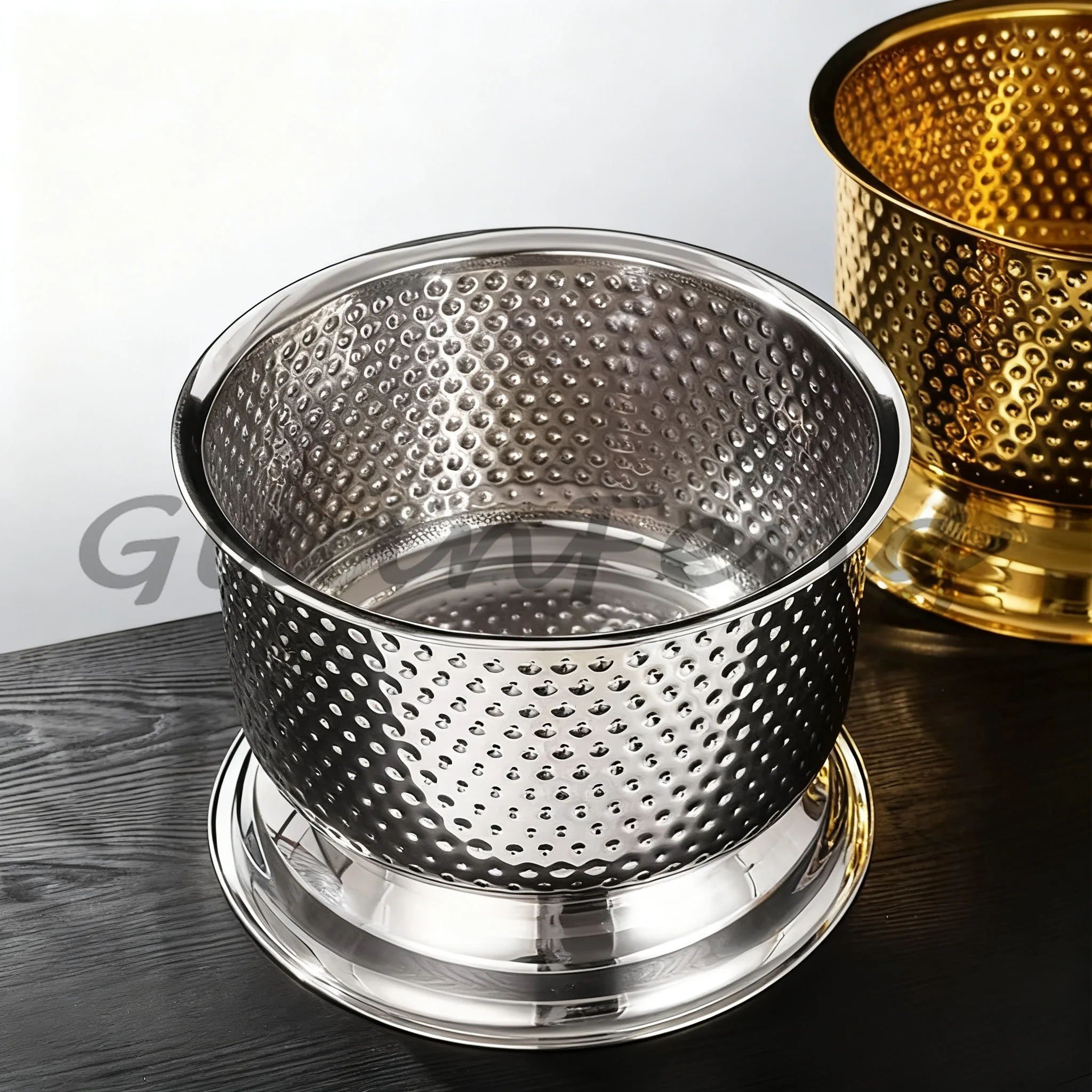 Large Stainless Steel Beer Champagne Ice Bucket, Elegant Beverage Cooler for Party Storage