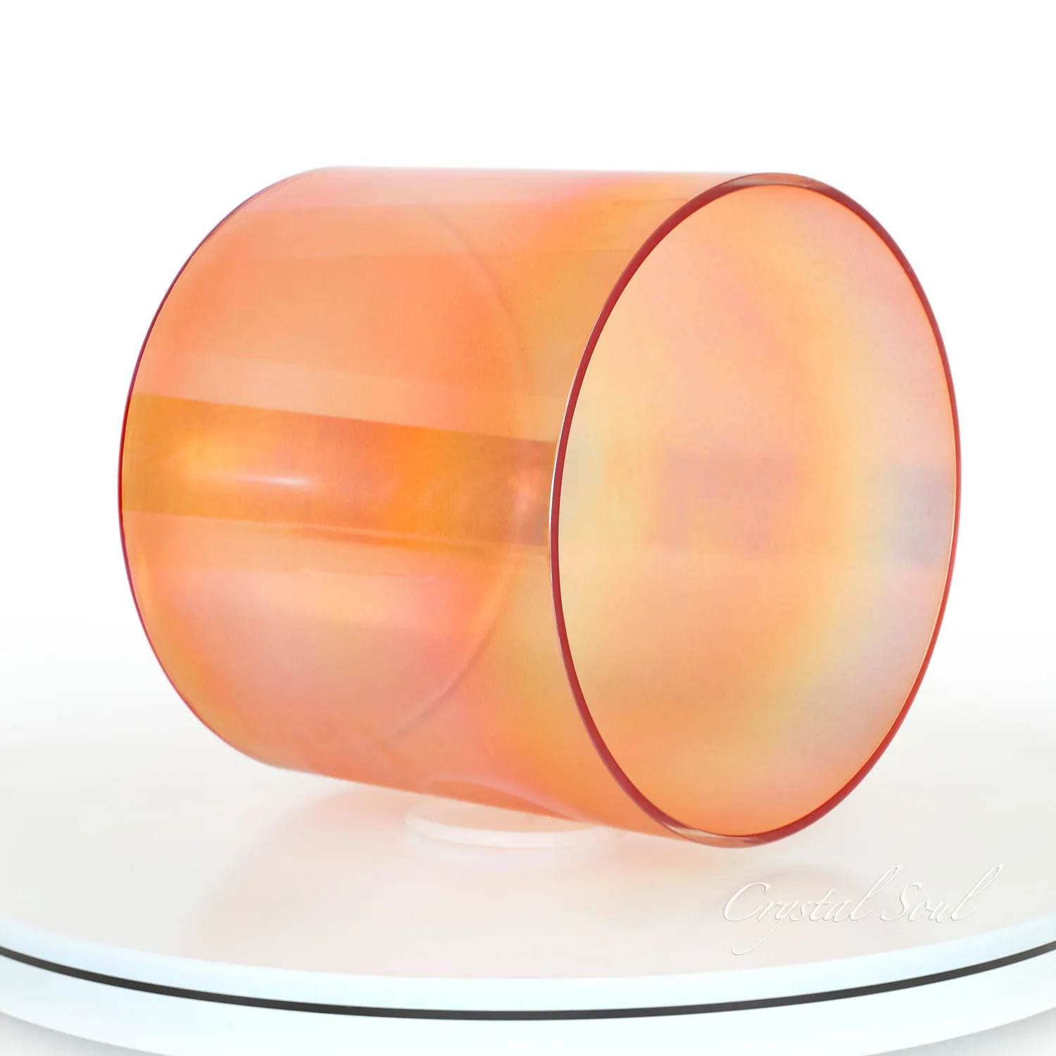 Hooqu كريستال الروح شفافة جرس الموسيقى الكيمياء واضح الكوارتز 432 هرتز شفاء التأمل مع حقيبة مجانية شقرا مجموعة