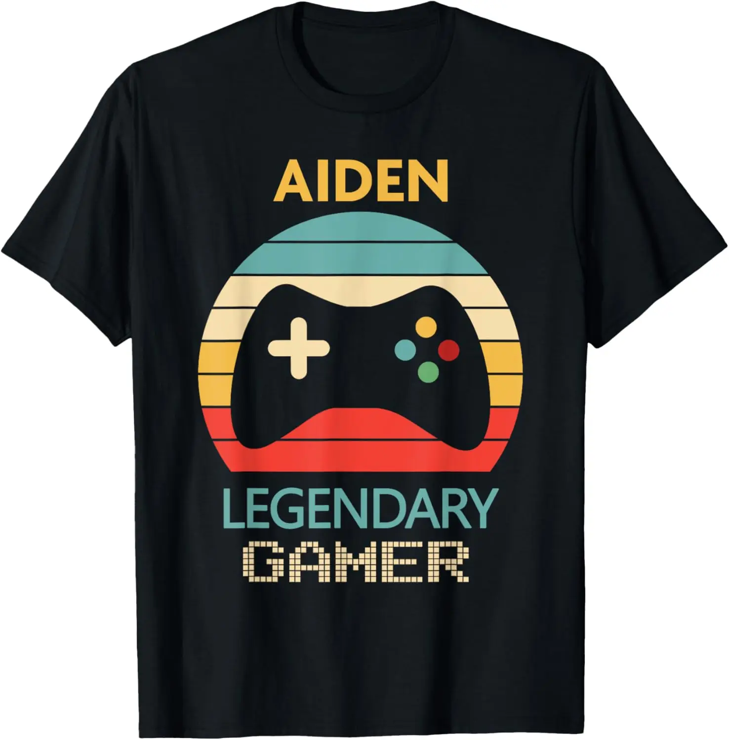 

Aiden Name Gift - Personalized Legendary Gamer T-Shirt