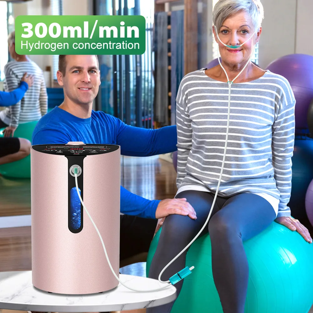 

Suyzeko 200ml 300ml Hydrogen Inhalation Machine Hydrogen Water Generator High Purity Pure H2 Molecular Inhaler Therapy Home Care