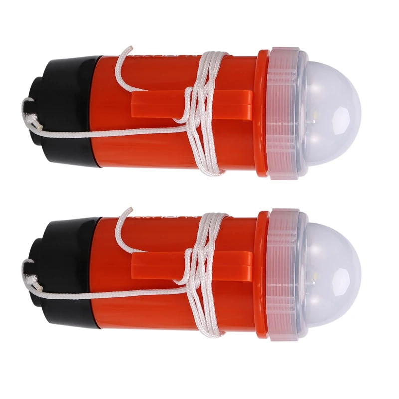 2Pcs LED Life Jacket Emergency Light Surf Life Jacket Light LED Life Jacket Light Energy Saving Flashlight