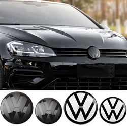 2pcs Car Front Rear Emblem Decoration Sticker For Volkswagen VW GOLF6 MK6 7 MK7 7.5 MK7.5 8 MK8 Variant Tiguan Polo PASSAT CC B8