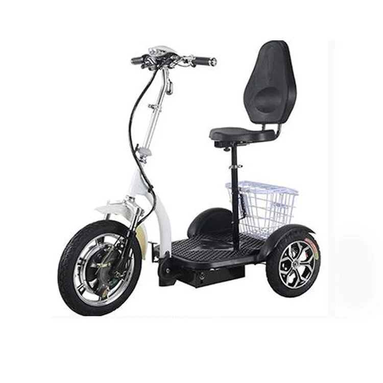 

Powerful 500W/350W Rugged Electric Trike Electric Tricycle with Basket For Adult