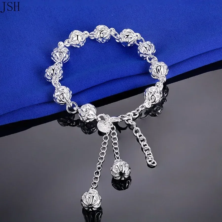 

Beautiful Bracelet Noble Top Pretty Fashion Wedding Party 925 Sterling Silver Cute Fox Lady Nice Ball Women Bracelet Jewelry