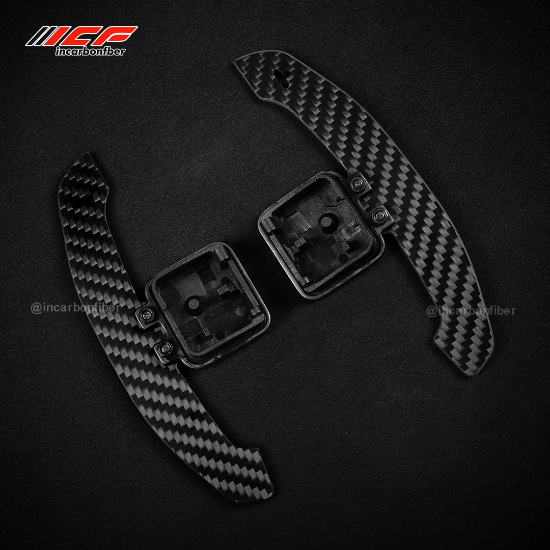 Steering Wheel Paddle Shifter Carbon Fiber Shift Paddles for Audi A3 S3 A4 S4 B8 A5 S5 A6 S6 C7 A7 S7 A8 S8 Q3 Q5 Q7 RS4 RS6 RS7