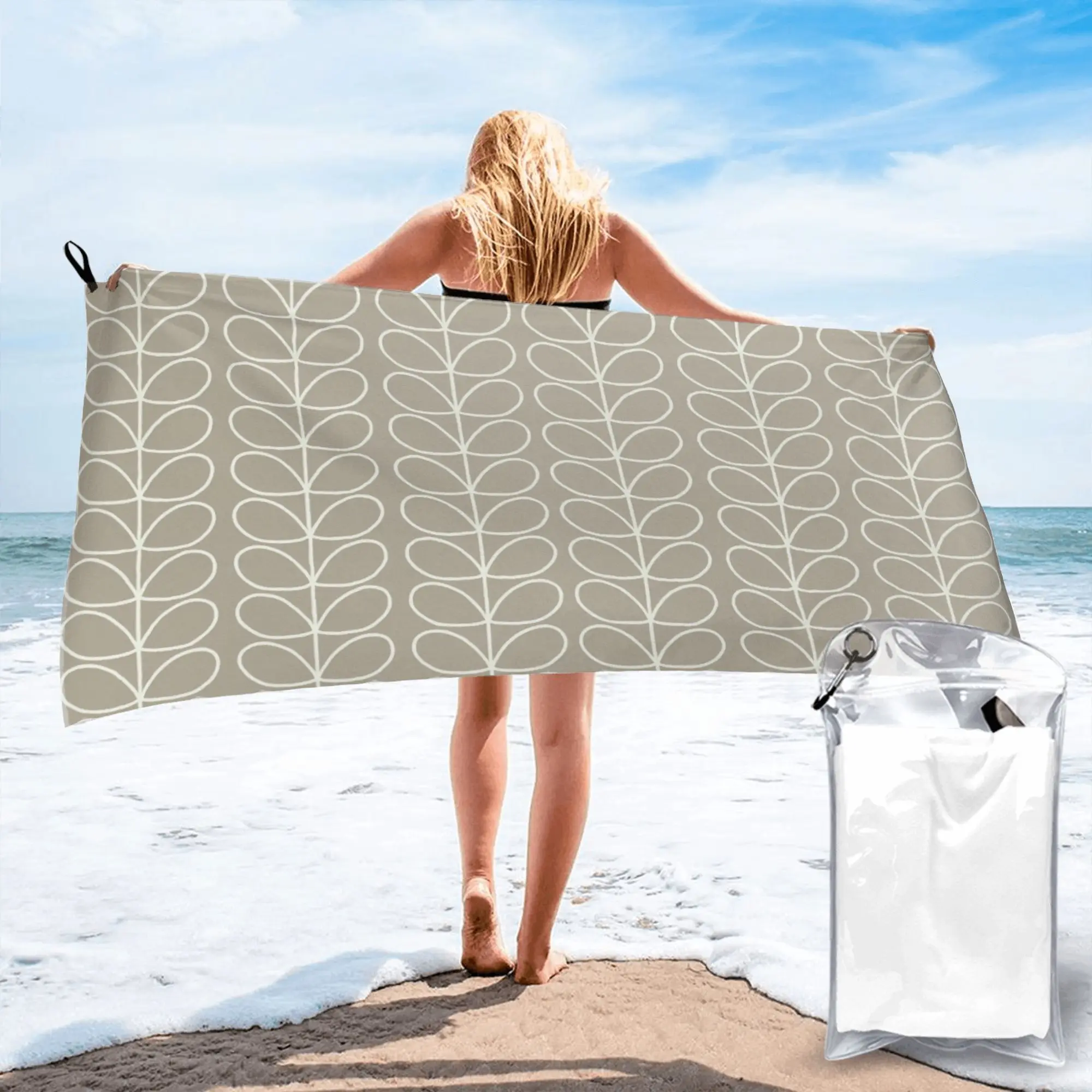 Kiely Orla Multisteam Flowers  Beach Towel Soft Microfiber Quick Dry Absorbent Quick Towels For Mountain Climbing