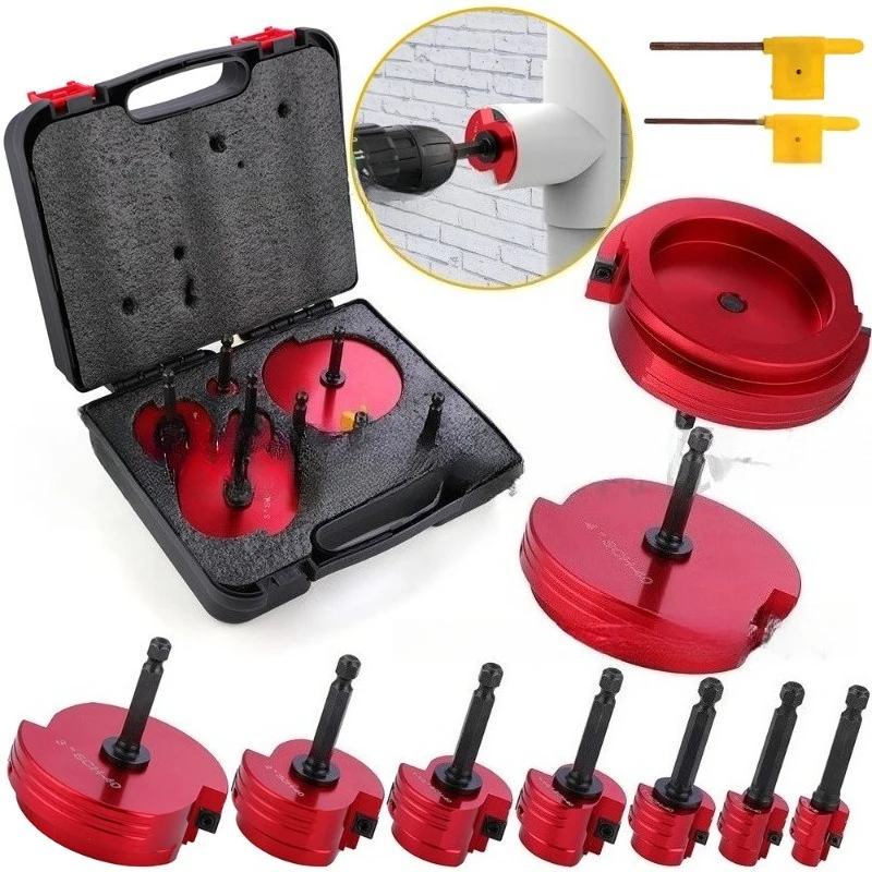 ForPVC plastic pipe reamer water pipe joint tool pipe expansion knife British 8-piece set