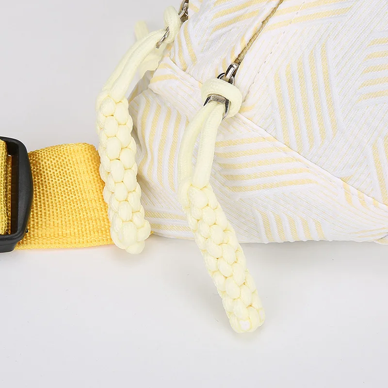 حقيبة كروس محمولة عصرية ومتعددة الاستخدامات للنساء - حقيبة كتف كاجوال بكتف واحد من نسيج النايلون وحقيبة خصر