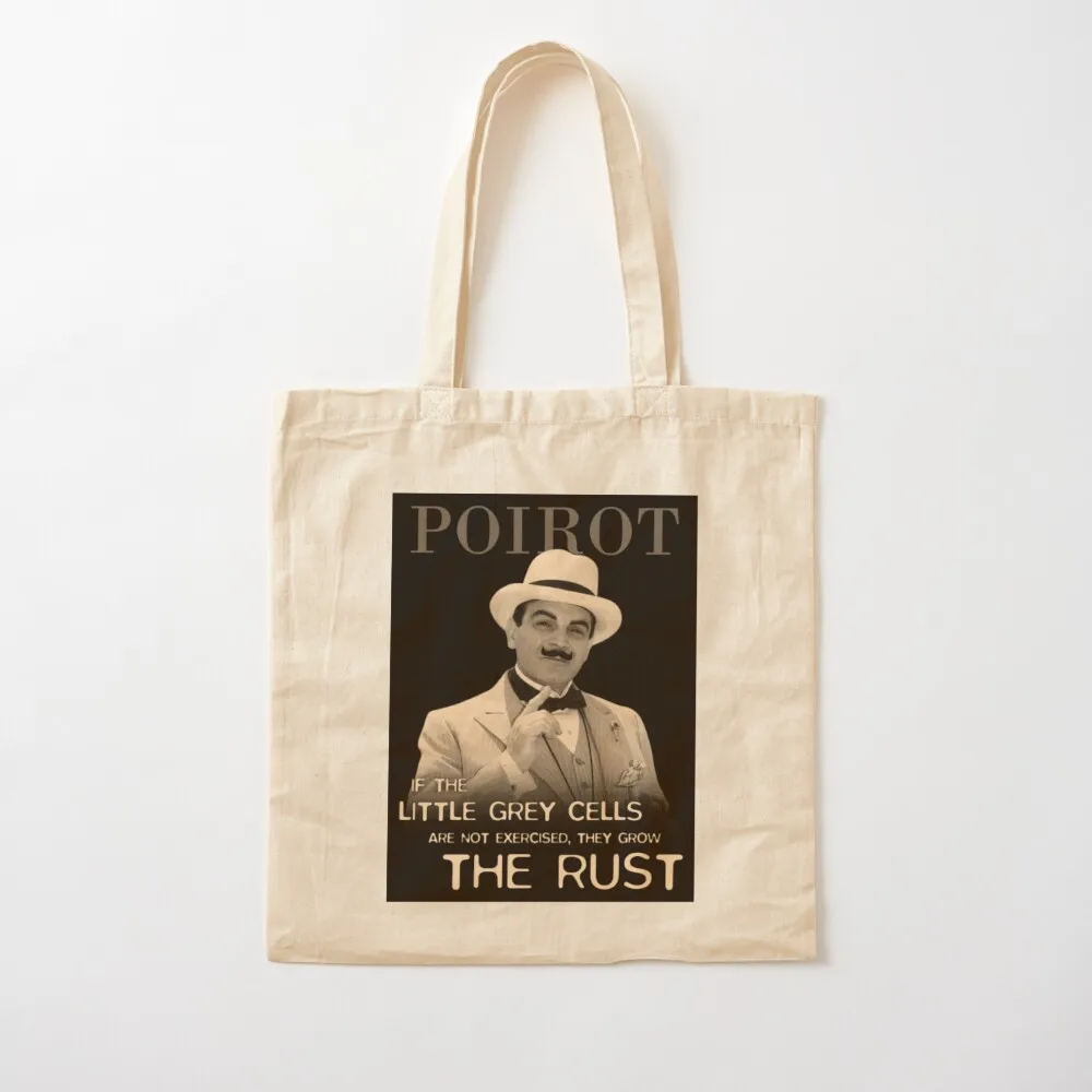 

Poirot Tote Bag ecological bags supermarket folding bag tote bag canvas Canvas Tote