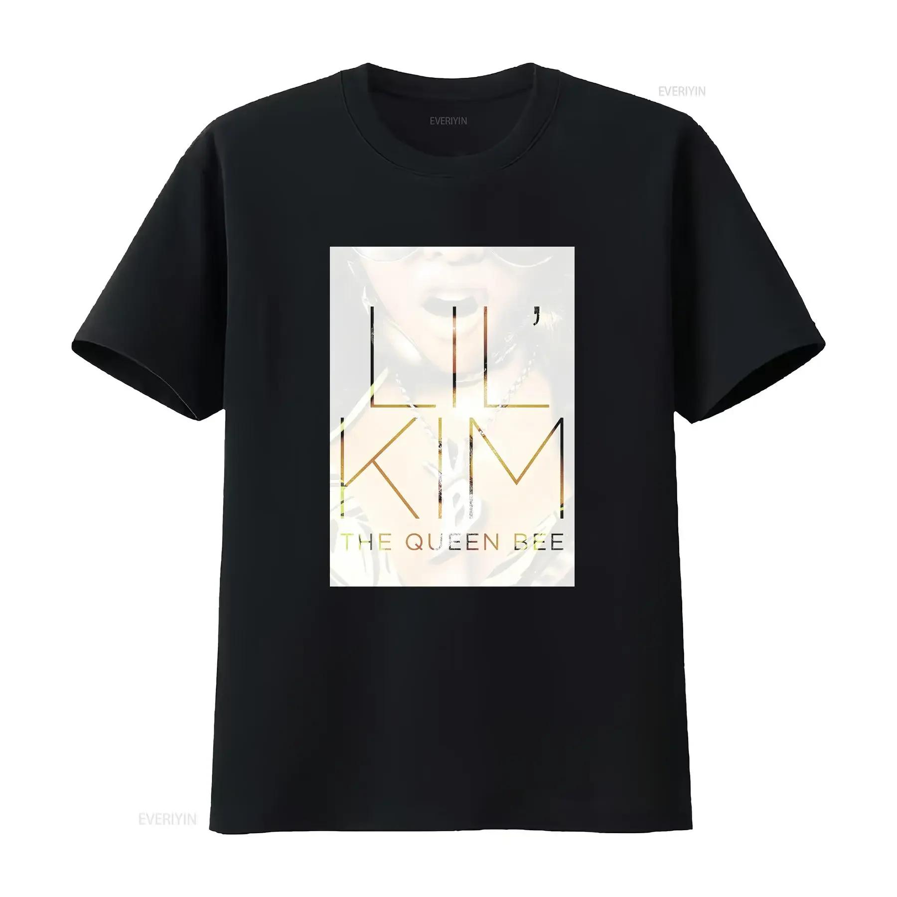 Lil' Kim Tribute T Shirt Tour Merch Lil Queen Bee Album Art Multiple Colors vintage Washed Comfortable Soft Stylish fashion