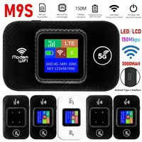 4G 5G WiFi 6 Mobile Hotspot Router Support 10 Users with SIM Card Slot Wireless Router Portable WiFi Hotspot for Home Travel