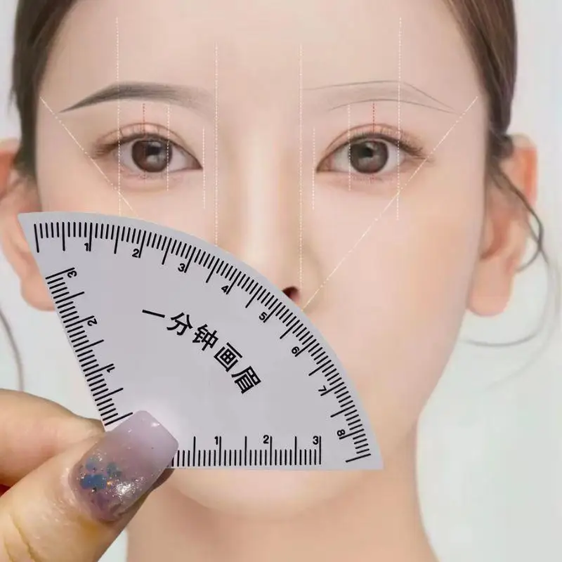 

New Fast Drawing Eyebrow Drawing Eyebrow Desgin Ruler Reusable Shaping Mapping Tool Beauty Tool Women Microblading Mapping Tool