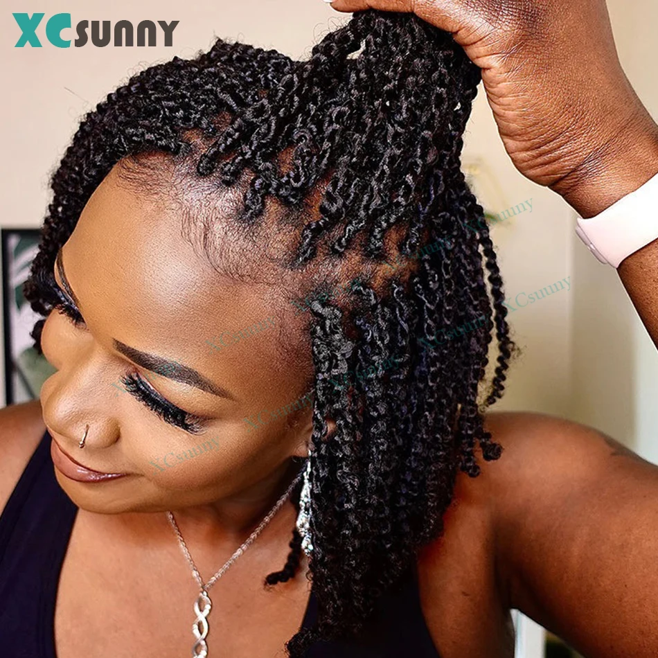 Bulk Human Hair For Twist Afro Kinky Curly Bulk Human Hair For Braiding / Locs / Micro Twist Braiding Hair Kinky