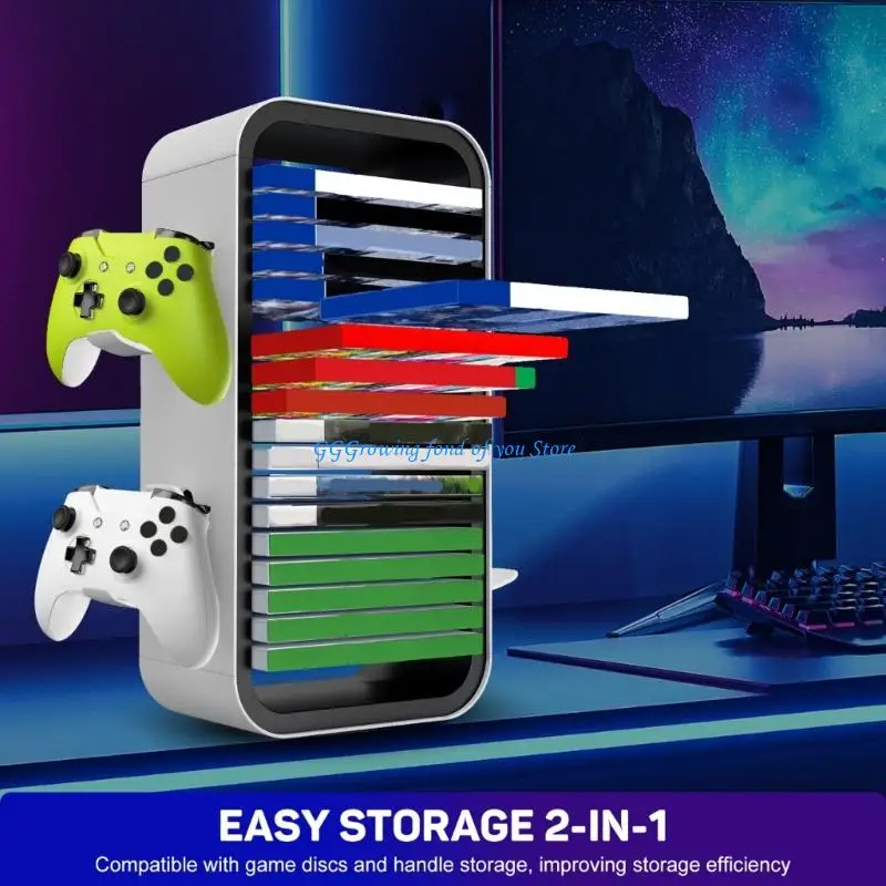 

H9EB Multifunctional Gaming Accessory Center Stores 18 Discs Upgrades for P5 Console