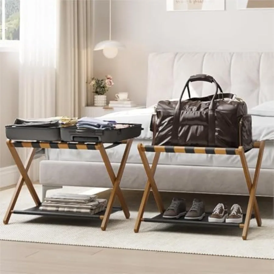 2 Pack Luggage Rack…