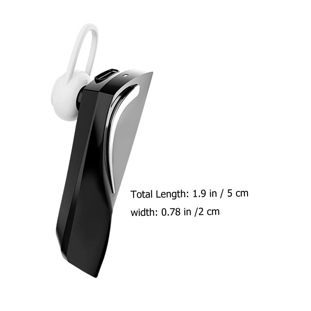 

Ear Phones Wireless Translation Headset Language Translator Earbud Translate Single Earbuds Black Earphone Device