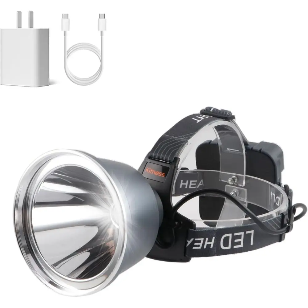 

Перезаряжаемая светодиодная лампа с 6 регулируемыми светильниками, водонепроницаемая, многофункциональная, легкая, идеально подходит для кемпинга, бега, пеших прогулок, фитнеса.