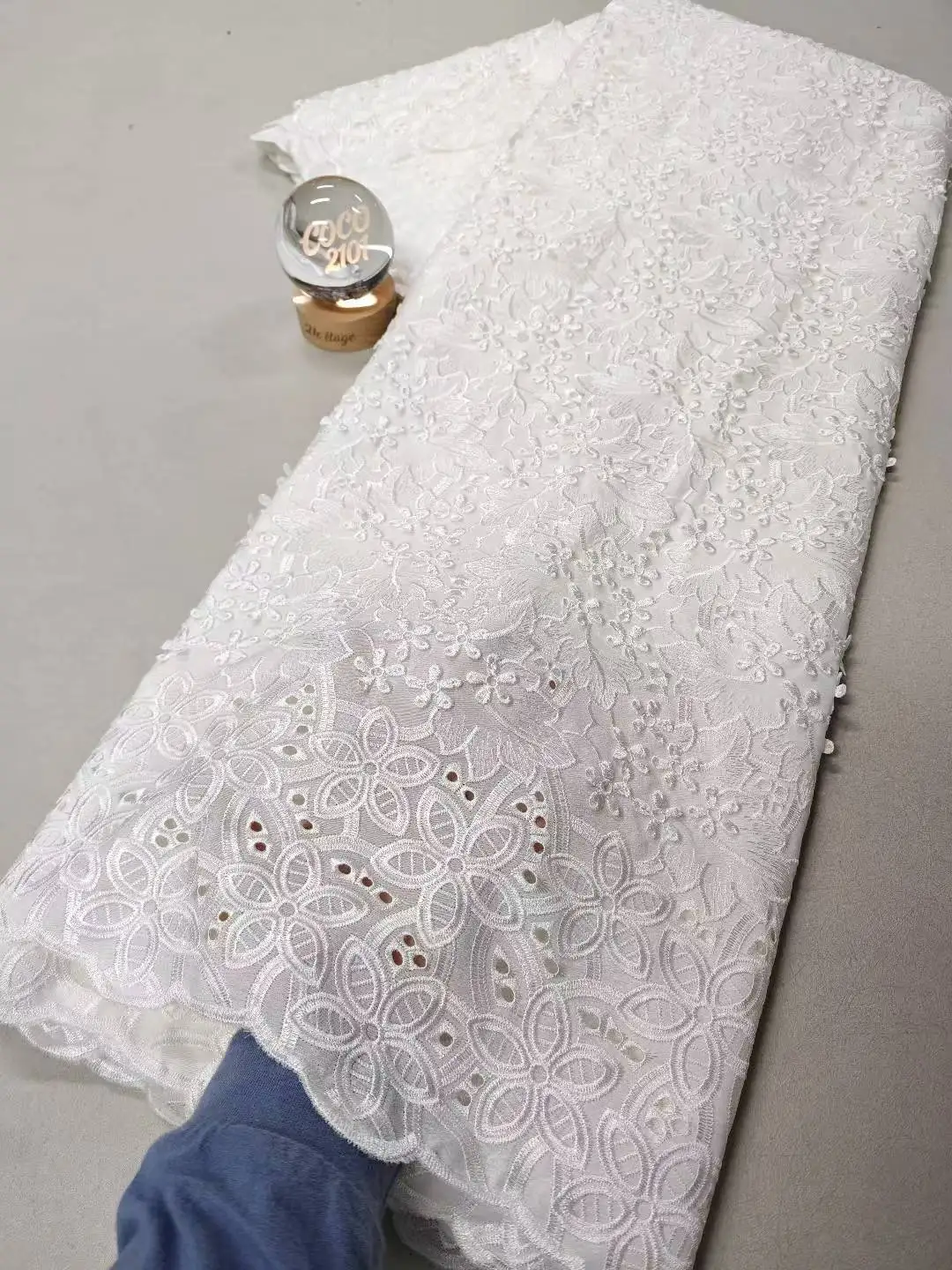 

Nigerian Sequins Tulle High-Quality 2025 Lace Fabric Embroidery African Net Cloth for Prom Dresses Beads 5 Yards XL147