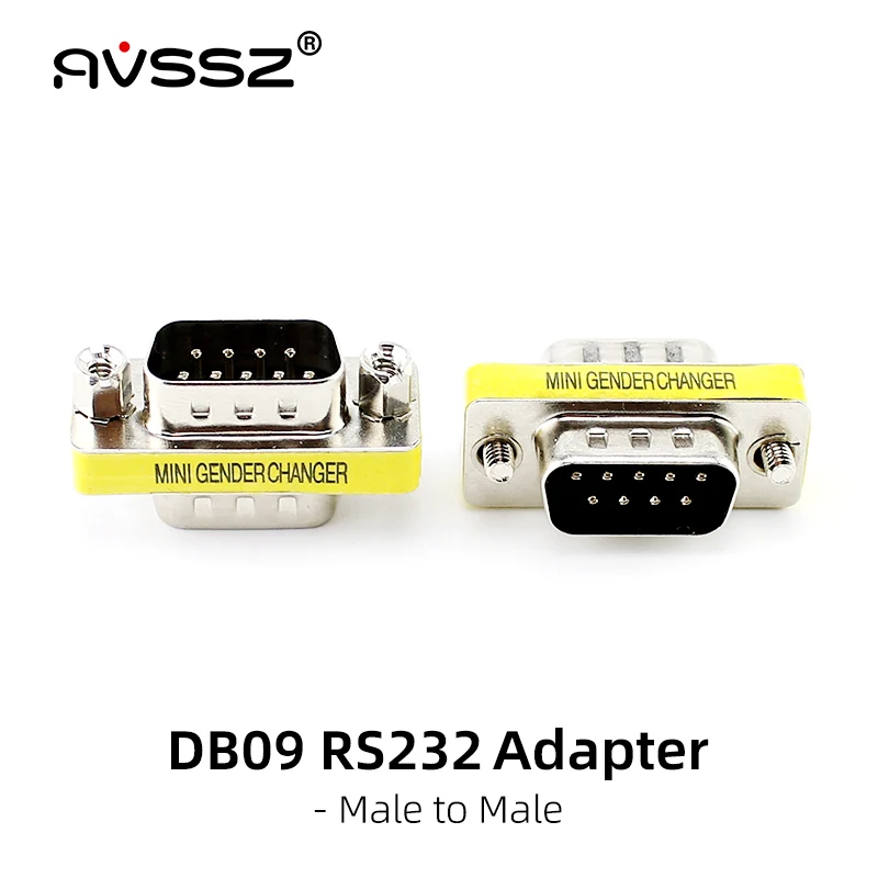 Штырьковый адаптер AVSSZ DB15 DB9, Переходник VGA-VGA RS232 DB15-DB15 DB9-DB9, Мужской Женский удлинитель