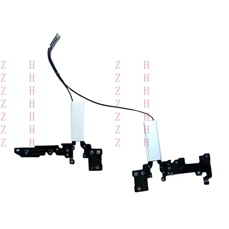 

ZHZH ЖК-шарнир для ноутбука L & R для DELL Inspiron 7586 2-в-1 0V3JX1, серебристый с кабелем, новый