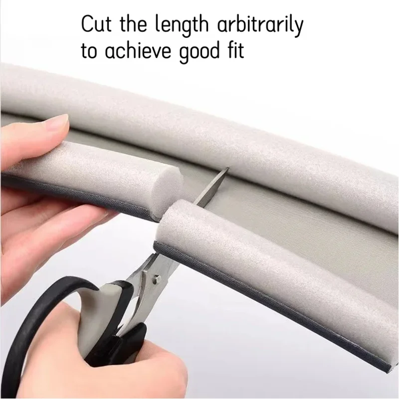 Windproof Seal Strip Draught Excluder Stopper By Bottom Guard Double Protector Doorstop Dust-proof Blocker Sealer Soundproof image 6