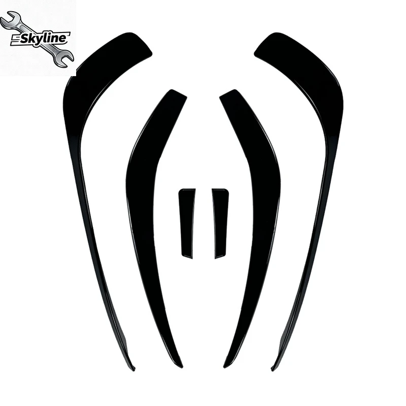 Front Bumper Lip Splitter Spoiler Fog Lamp Side Spoiler Cover Trim For  Class W176 AMG 2013-2015