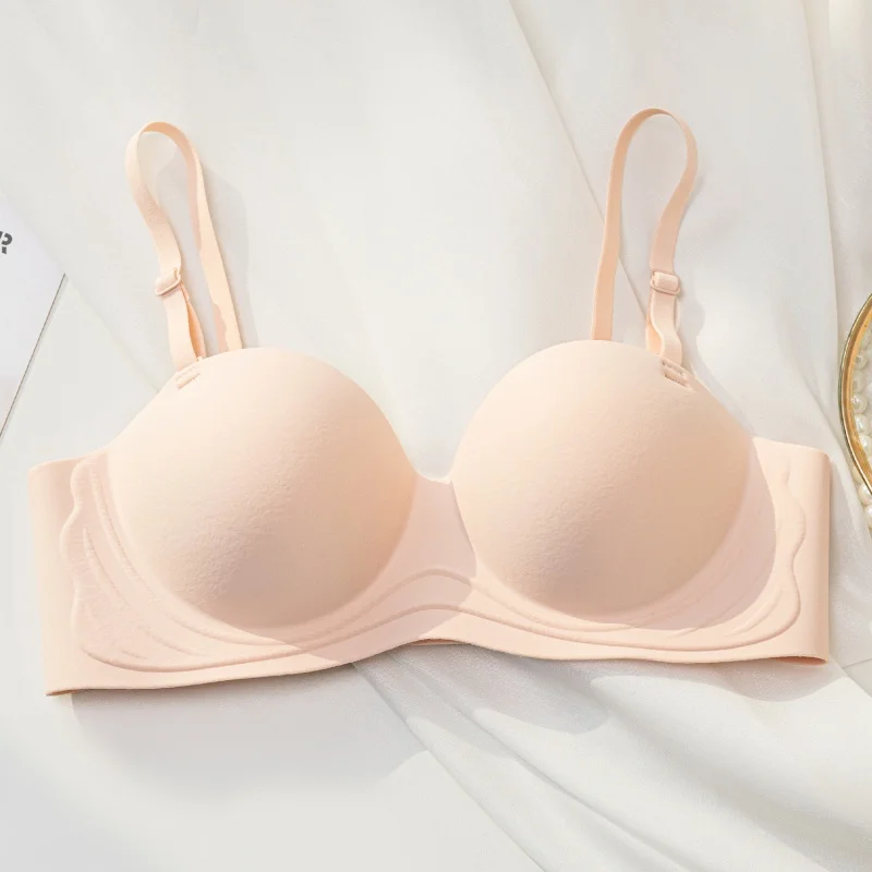 2 قطعة/المجموعة حمالات الصدر سلس للنساء الصدر الصغير 1/2 كوب الصدرية غير سلك الصدرية لامعة الملابس الداخلية مثير الملابس الداخلية الإناث العشير #5