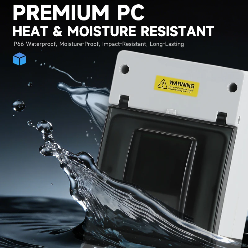 IP66 Waterproof Breaker Box 2P MCCB DC Circuit Breaker Outdoor Electrical Box for Industrial Solar Photovoltaic PV System