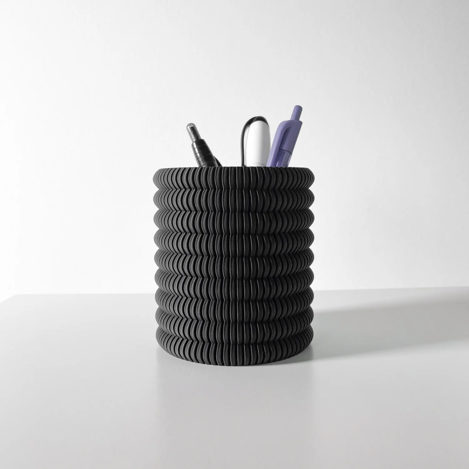 

3D Printed Desktop Organiser Geometric Design Pen Holder Clutter Organiser Desktop Decorations Home Accessories Home Decorations
