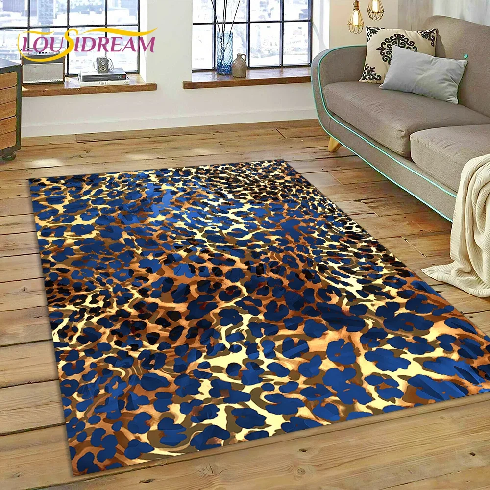 

Colorful Zebra Stripe Leopard Tiger Carpet Rug for Bedroom Living Room Home Sofa Decoration,Children Game Large Decor Floor Mat