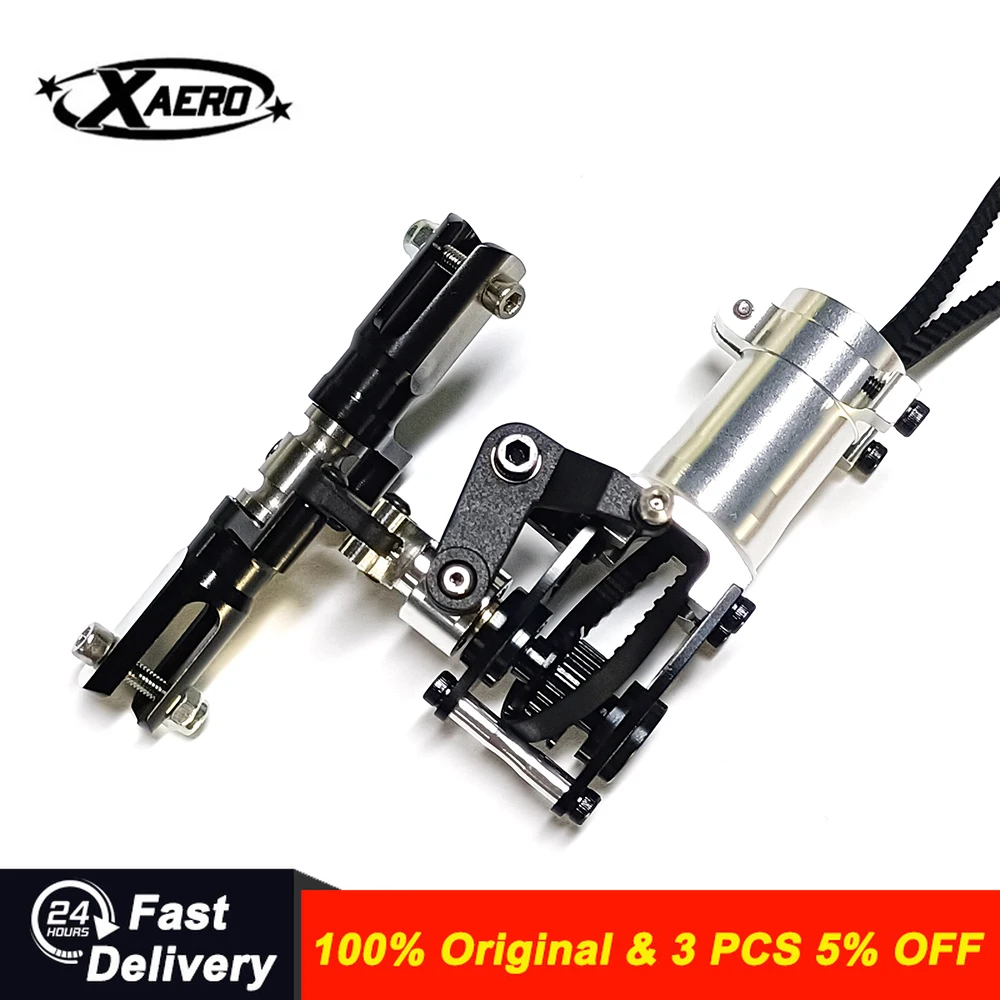 

XAERO 500PRO Metal Belt Drive Tail Gearbox Complete Belt Driven Tail Assembly for 500 500ESP RC Helicopter