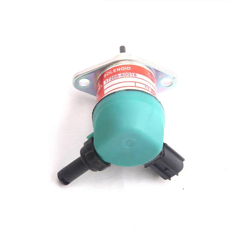 ل KUBOTA flameout الملف اللولبي صمام التبديل قطع الوقود 17208-60016D1105 المحرك عالية الجودة دائم حفارة الملحقات