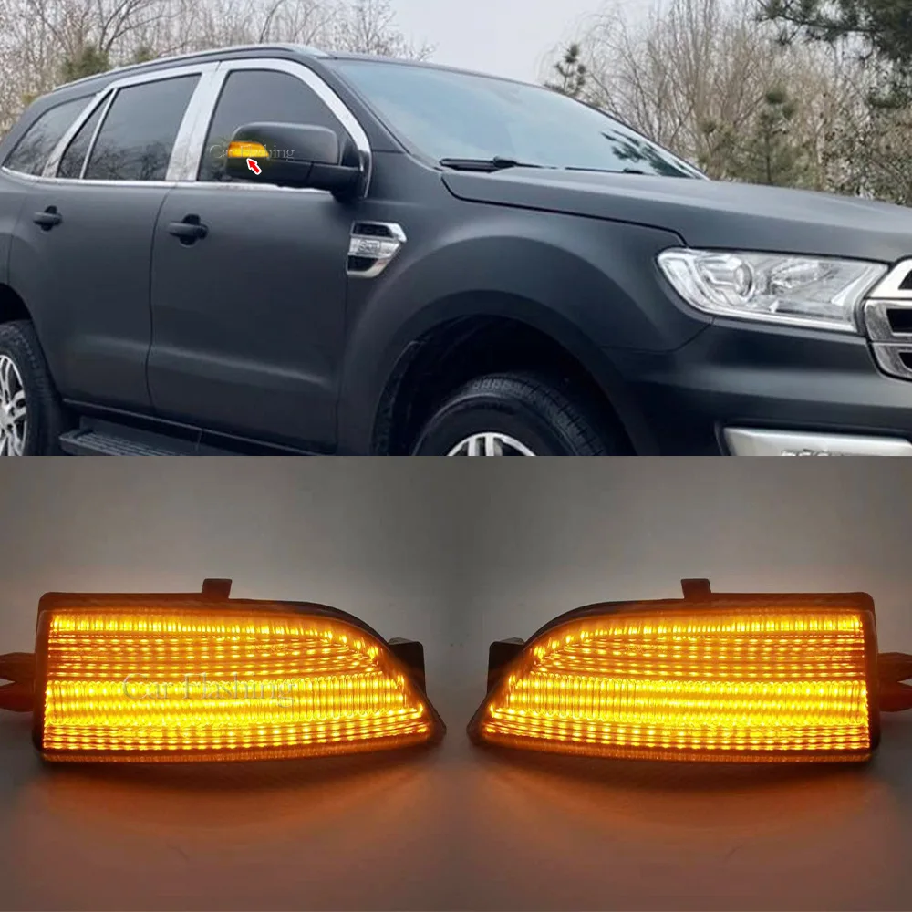 For Ford Ranger T6/T7/T8 rearview mirror turn signal LED flow Everest