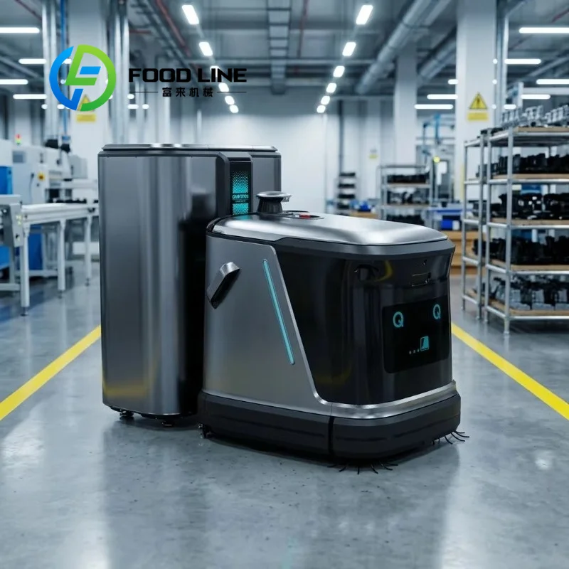 Intelligent Lidar SLAM Autonomous Commercial Cleaning Robot Auto Wash Mop Sweep Vacuum Assistant for Warehouse Factory Use