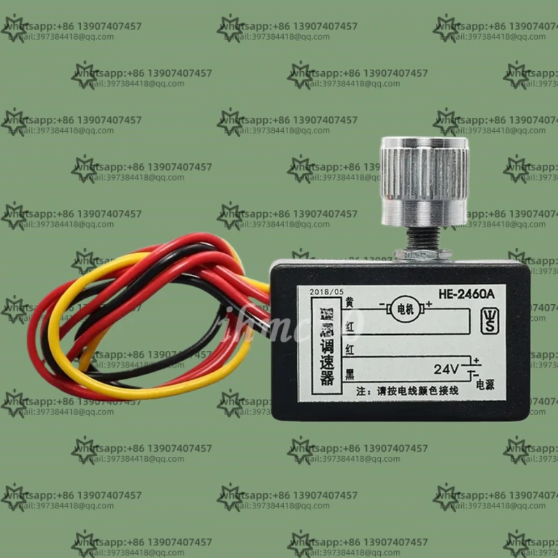 

HE-2460A ШИМ оригинальный водонепроницаемый интегрированный 24 В 60 Вт bran-d новый регулятор скорости двигателя постоянного тока swi-tch