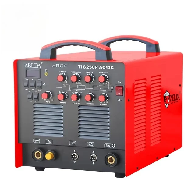 

250amp TIG Welder Manual AC DC 220v Pulse Arc Welding Machine New Condition Tig Aluminum Welder