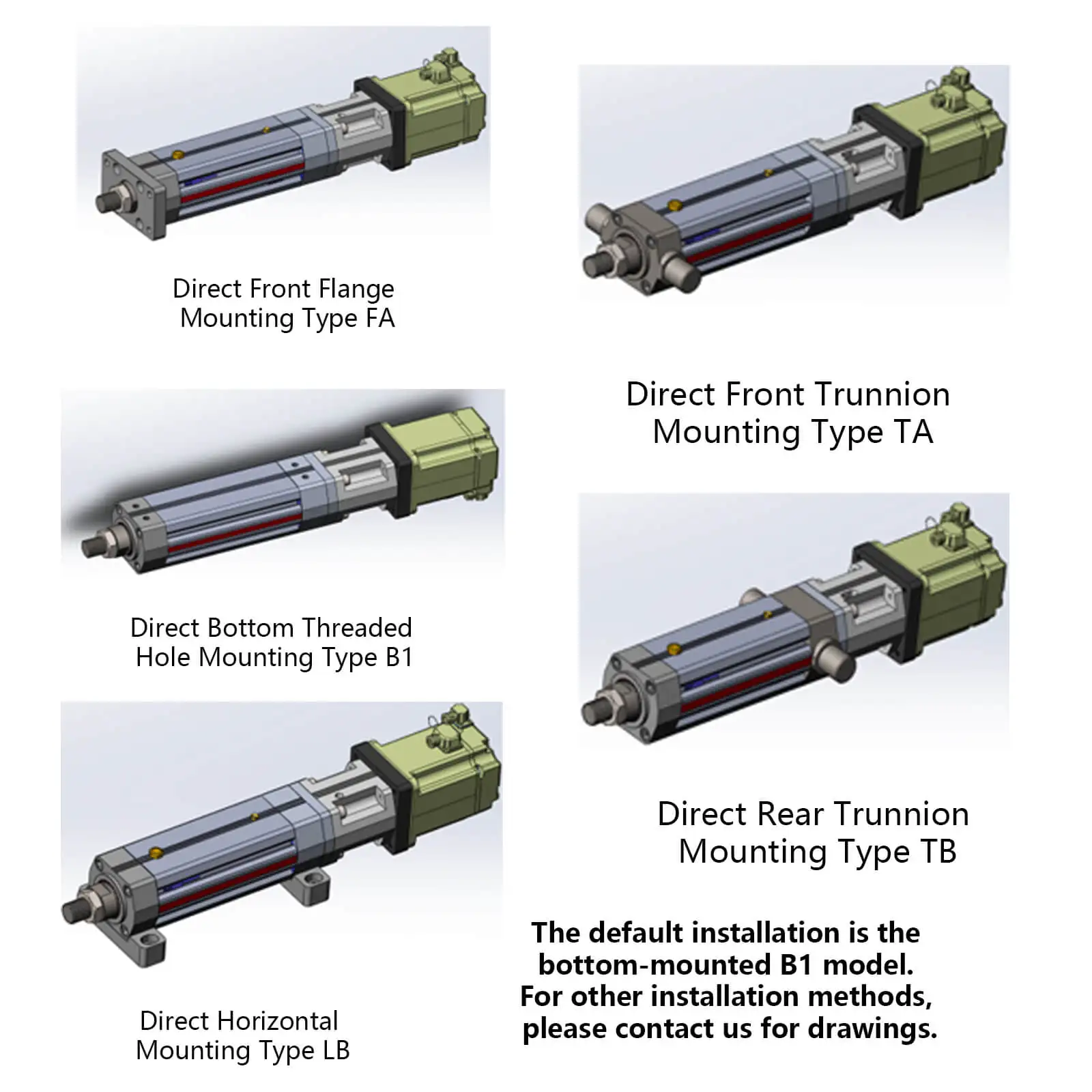 

IP65 Dustproof Ball Screw Linear Motion Electric Actuator 750W Servo Motor Piston Cylinder