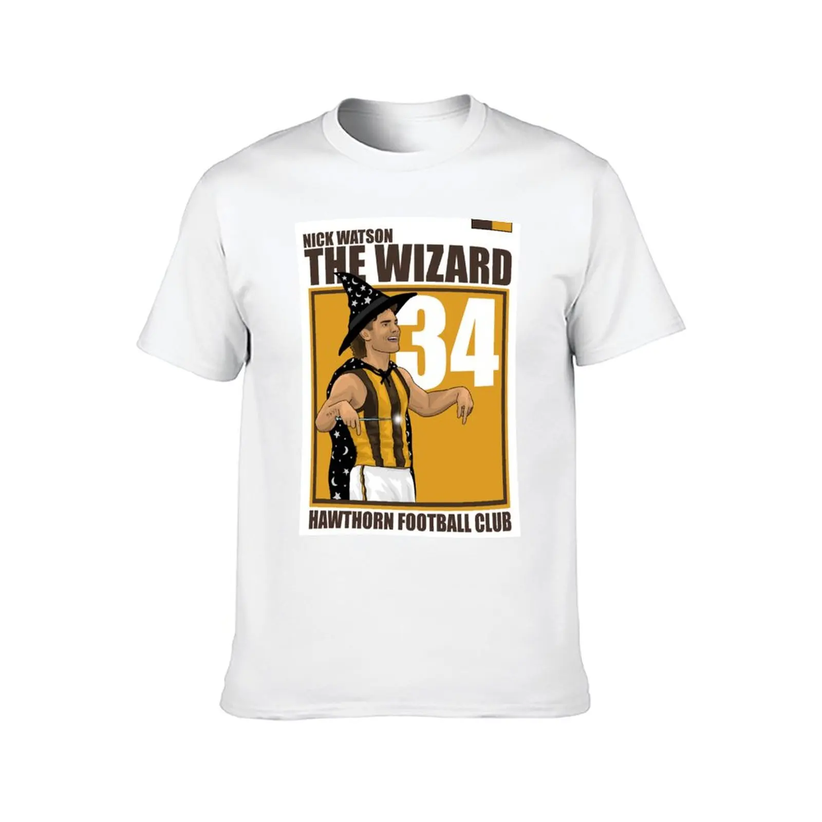 تي شيرت Nick Watson WIZARD تي شيرت مضحك تي شيرت قطني للرجال تي شيرت من القطن الثقيل