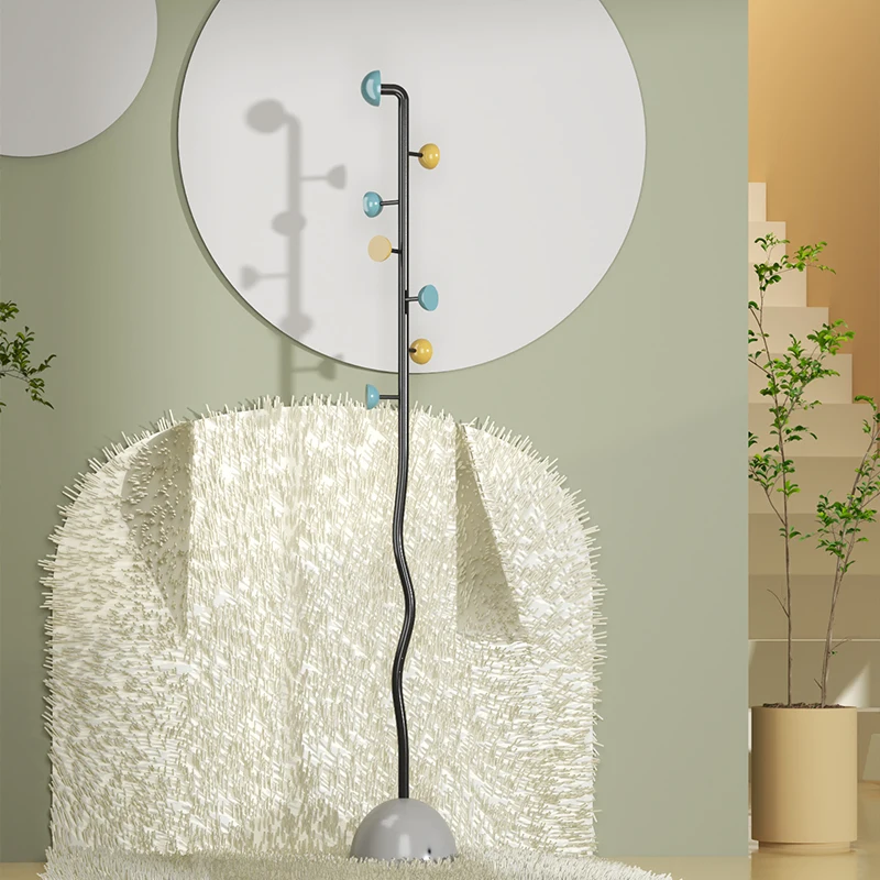 Nordic Simple Coat Racks Modern Cheap Indoor Garment Rail Cheap Entrance Coat Racks Hallway Open Arara De Roupa Home Furniture