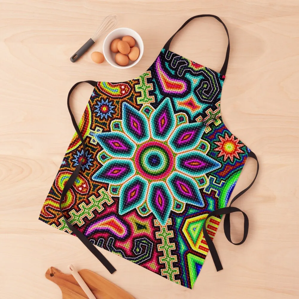

Huichol Art Mexico Apron Women's Home Clothes Kitchen And Home Items Apron