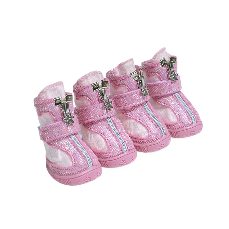 

Gorgeous Small and Medium-sized Dog Shoes Breathable Cross-border Grinding Breathable Comfortable Dog Shoes.