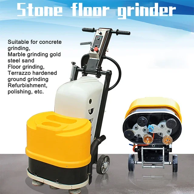 Hand push Semi-automatic Marble Polisher concrete grinder floor grinding machine