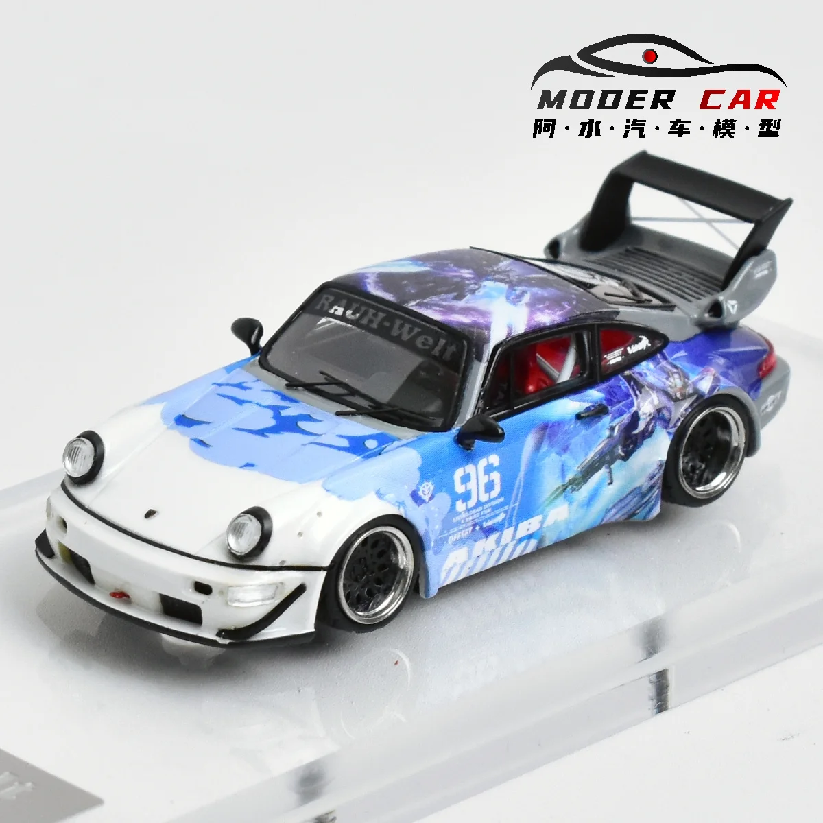 Stance Hunters SH 1:64 964 911 RWB Modèle réduit de voiture en résine moulé sous pression