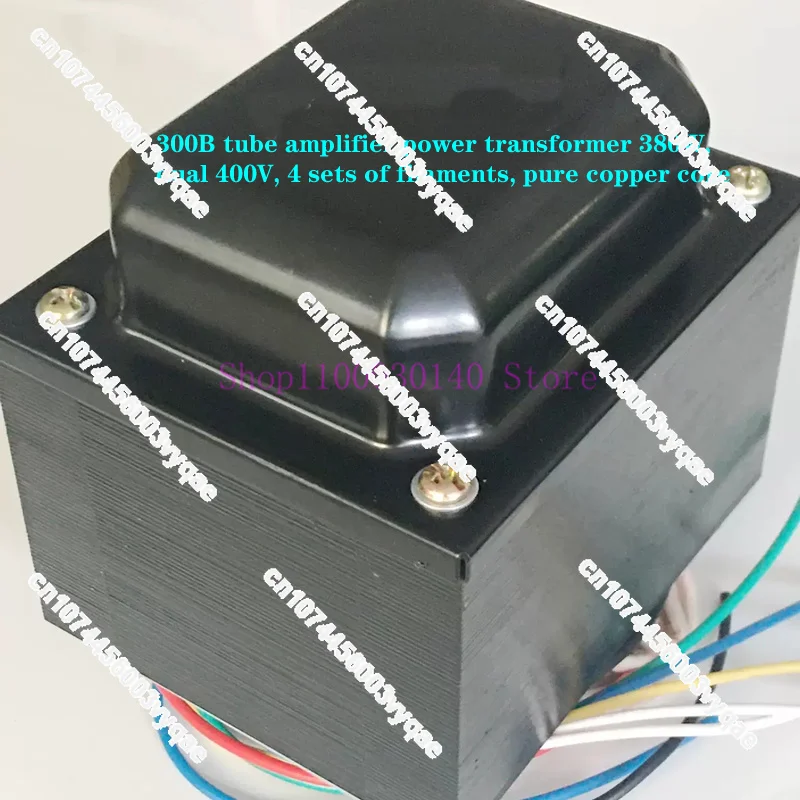 

380w Power Transformer, Dual 400v, 4 Sets Of Filaments, For 300b Tube Amplifier, Pure Copper Core, Amplifier Diy Or Repair