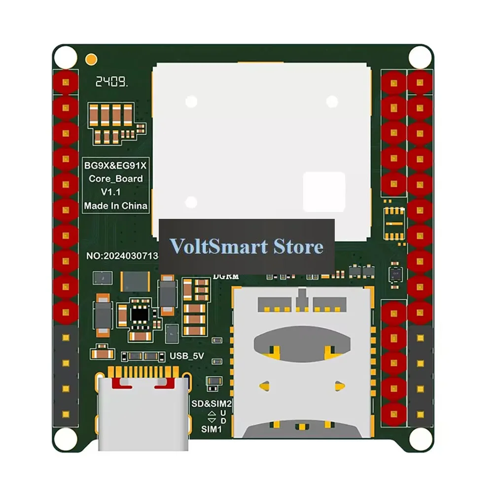 VoltSEG915U-LA Core Board LTE Cat1 GSM Module GNSS Receiver Open QuecPython Development Board Band B2 B3 B4 B5 B7 B8 B28 B66