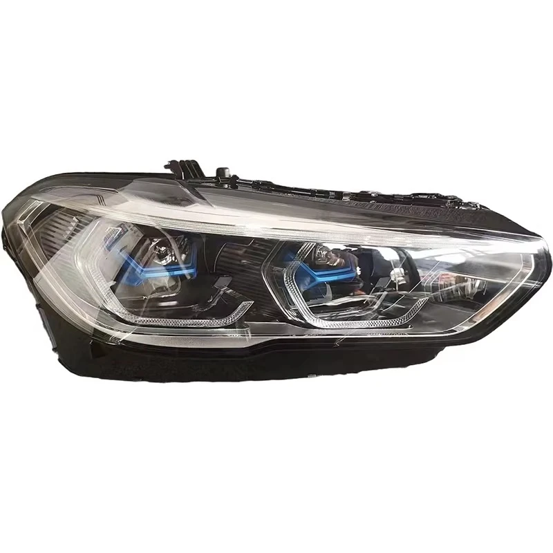 

Светодиодные фары X5 X6 для стайлинга авто, 12В, с линзой-проектором, синий сигнал, автозапчасти