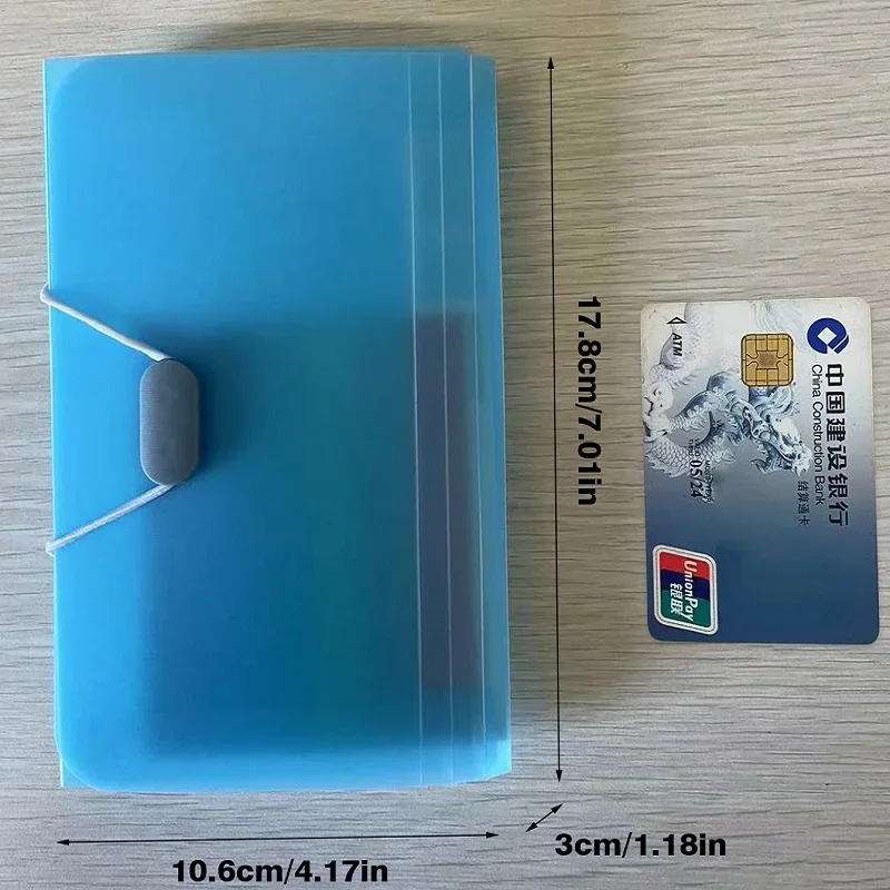 Мини-кошелек A6 17,8*10,6 см, с 13 отделениями