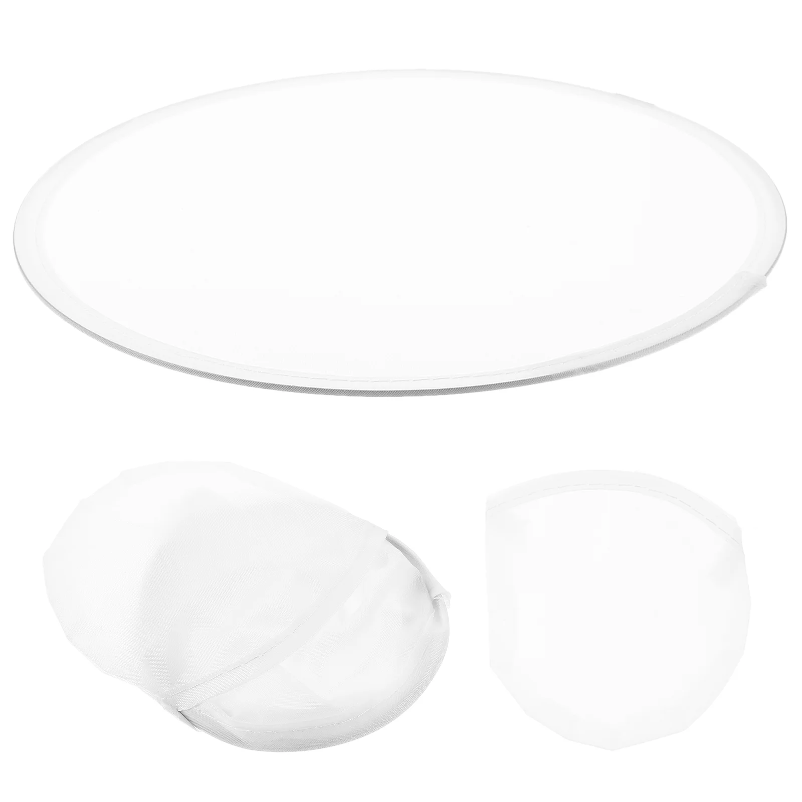 

2 Pcs Portable Fan Folding Adornment Japanese-style Classic Foldable Convenient Dance White Hand Fans Miss